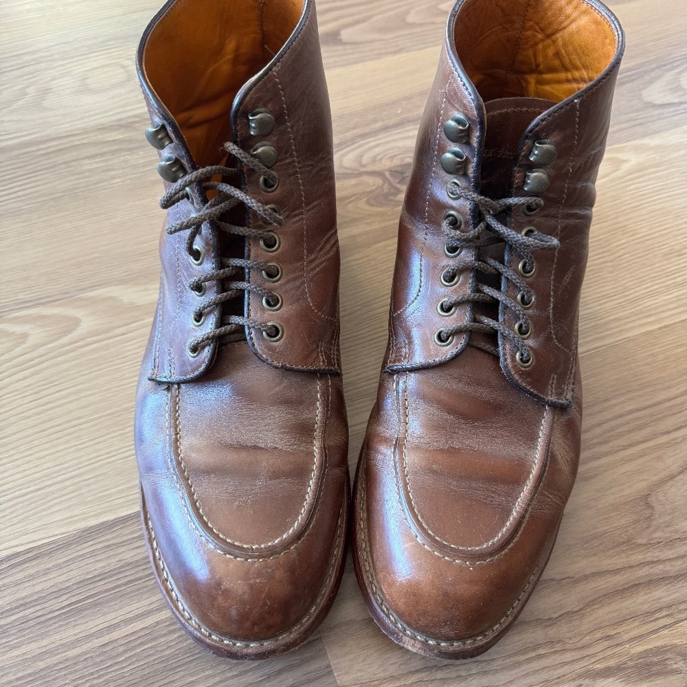 FRYE Bowery Moc Lace Up Boots - Made in USA